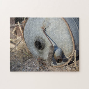 Old Antique Gas Can Jigsaw Puzzle