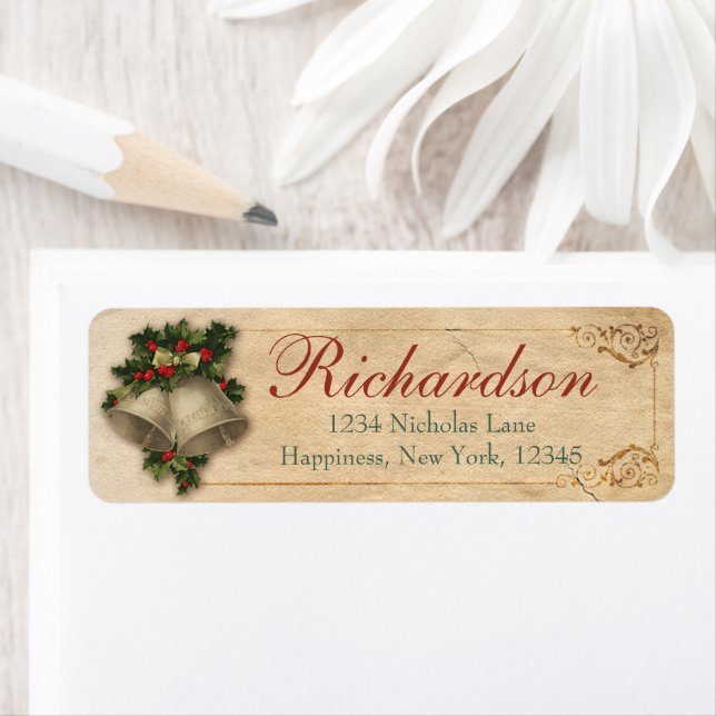 Old Antique Victorian Christmas Bells Traditional  (Insitu)