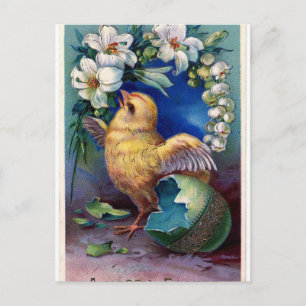 Old Antique Vintage Easter greetings Holiday Postcard