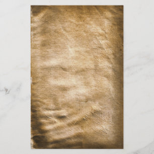 Old Antique Wrinkled Stained Stationery