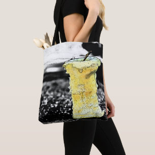 Old apple tote bag