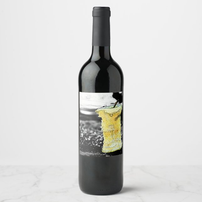Old apple wine label (Front)