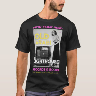 Old Arabi Lighthouse Records  Books TShirt - 1