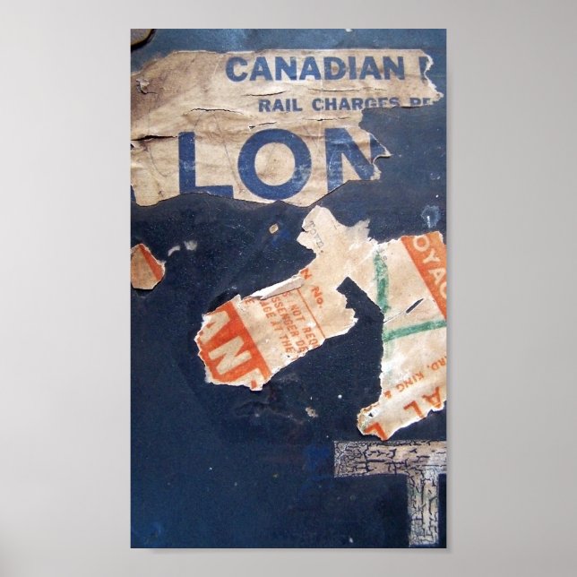 Old Baggage Stickers Poster (Front)