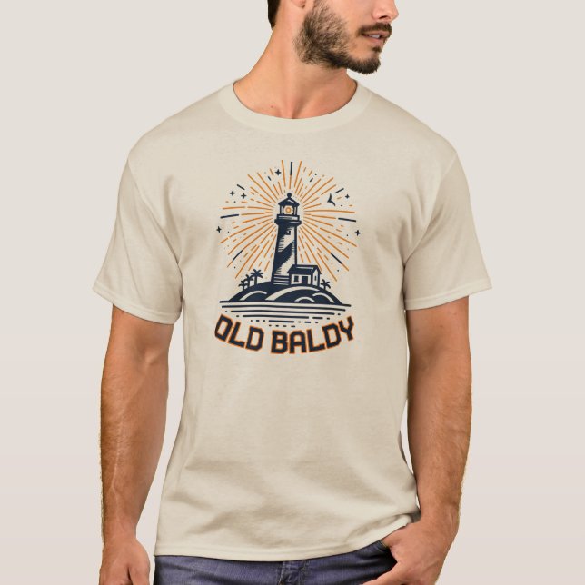 Old Baldy Lighthouse Sunrise T-Shirt (Front)