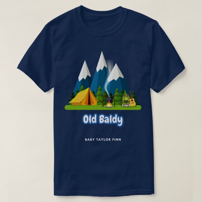 Old Baldy T-Shirt (Design Front)