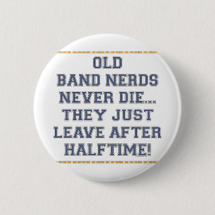 Old Band Nerds 6 Cm Round Badge