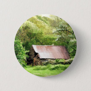 OLD BARN 6 CM ROUND BADGE