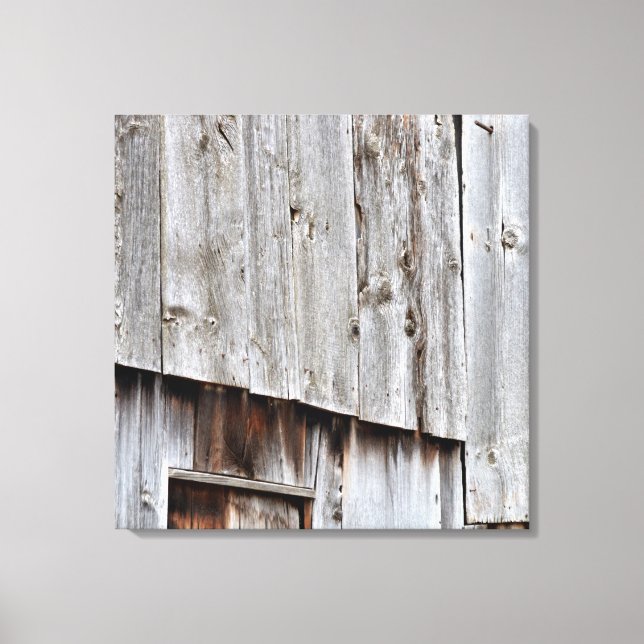 Old Barn, Abstract Canvas Print (Front)