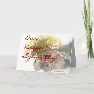Old Barn and Tractor - customise-any occasion Card
