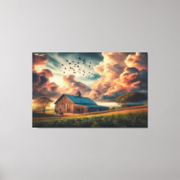 Old Barn Canvas Print