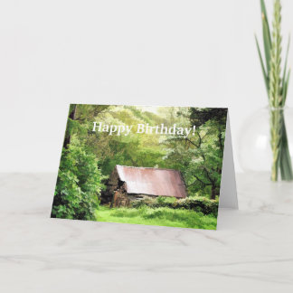 OLD BARN CARD