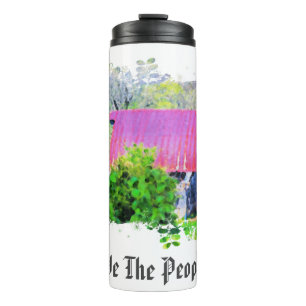 *~* Old Barn Country Rustic AP16 Thermal Tumbler