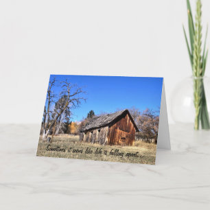 Old Barn Encouragement Card