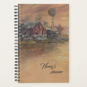 Old Barn - Hand painted Planner