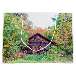 Old Barn in the Fall Large Gift Bag