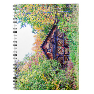 Old Barn in the Fall Notebook