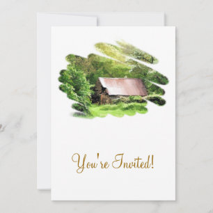 OLD BARN INVITATION