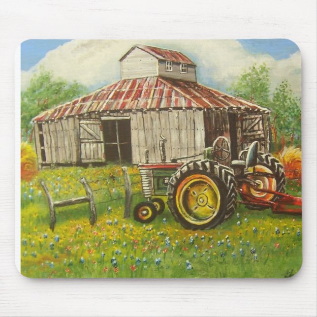 Old Barn Mouse Mat (Front)