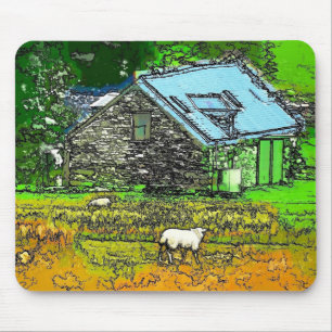 OLD BARN MOUSE MAT