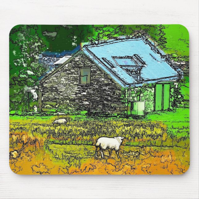 OLD BARN MOUSE MAT (Front)