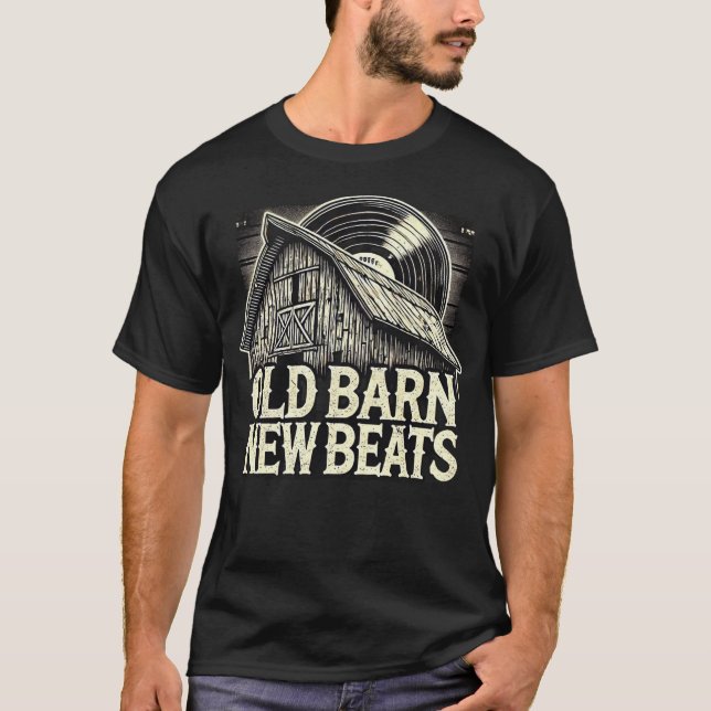 Old Barn New Beats - Country Music Gifts T-Shirt (Front)