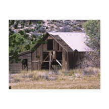 Old Barn postcard