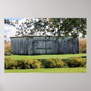 Old Barn Poster