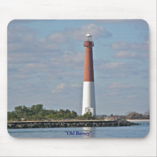 "Old Barney" Barnegat Lighthouse LBI NJ Mouse Mat