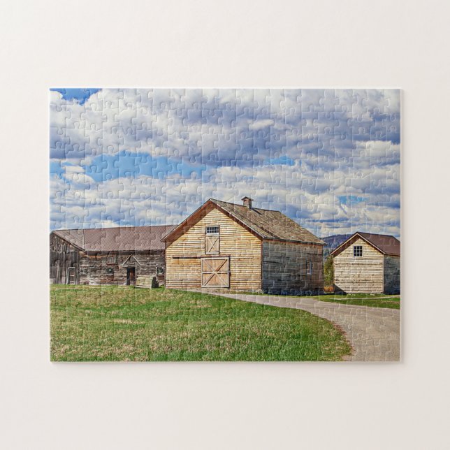 Old Barns Jigsaw Puzzle (Horizontal)