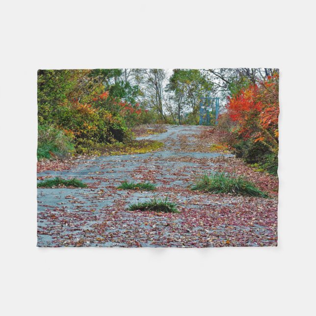 Old Bay Bridge Fleece Blanket (Front (Horizontal))