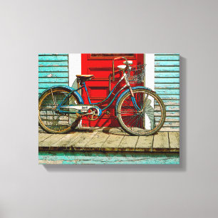Old Bicycle 14" x 11", 1.5", Single Canvas Print