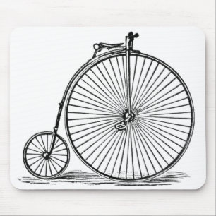 Old_Bicycle_Vintage-Art_Unisex Mouse Mat