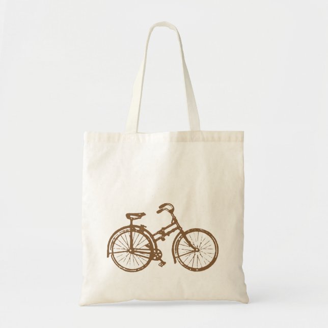 Old Bike Tote Bag (Front)