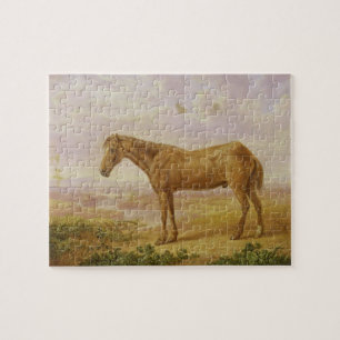 Old Billy, a Draught Horse, Aged 62 (oil on panel) Jigsaw Puzzle