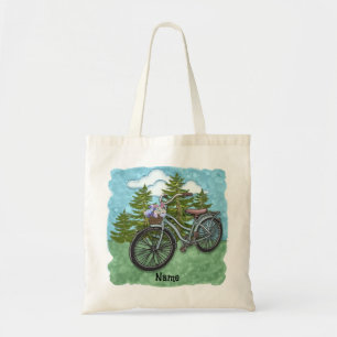 Old Blue Bike Bicycle Tote Bag