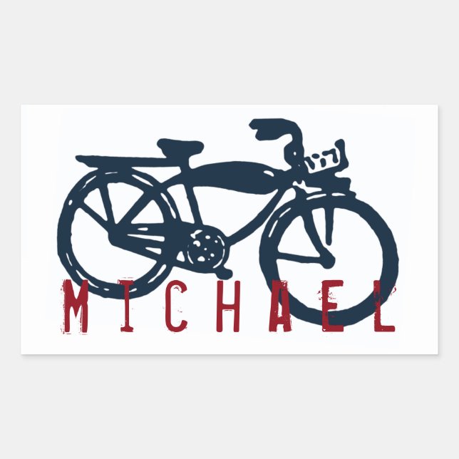 Old blue bike sticker (Front)