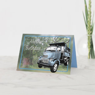 Old Blue dumptruck-customise Card