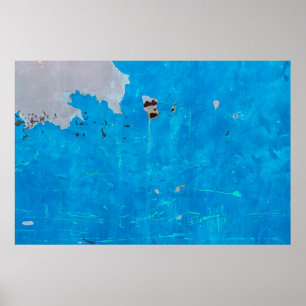 Old blue iron doors rusty texture background.abstr poster