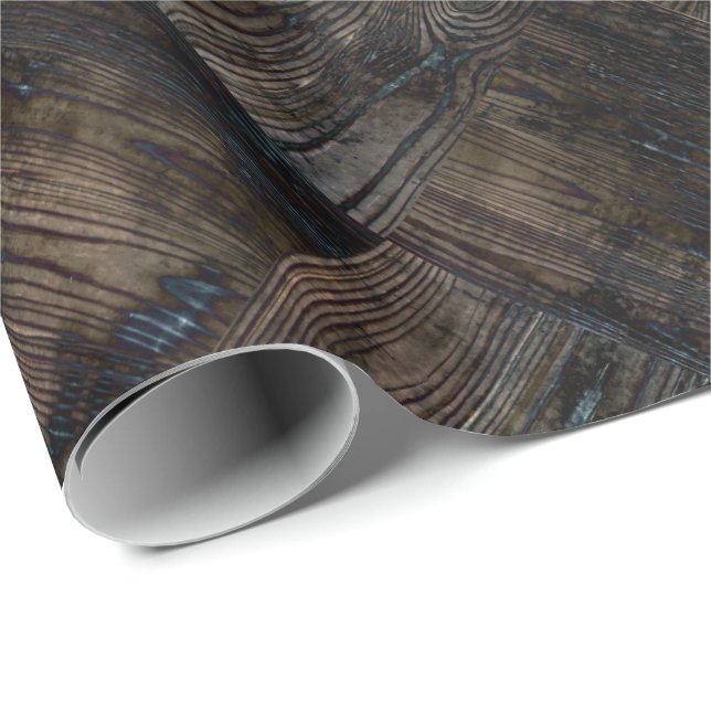 Old boards, old wood, aged wood, wood wrapping paper (Roll Corner)