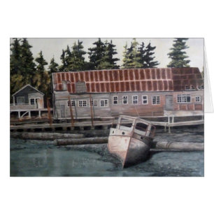 Old Boat House & Fishing Boat