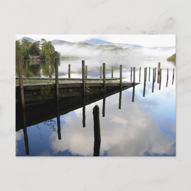 Old Boat Ramp - Derwentwater, The Lake District Postcard (Front)