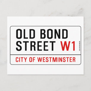 Old Bond Street Postcard