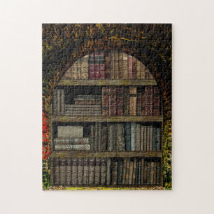 Old Book Library book lovers Jigsaw Puzzle