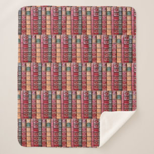 Old Book Library (English Essays) Sherpa Blanket