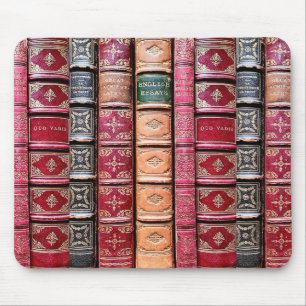 Old Book Library Mouse Mat