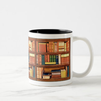 Old Books Library Bookworm Mug