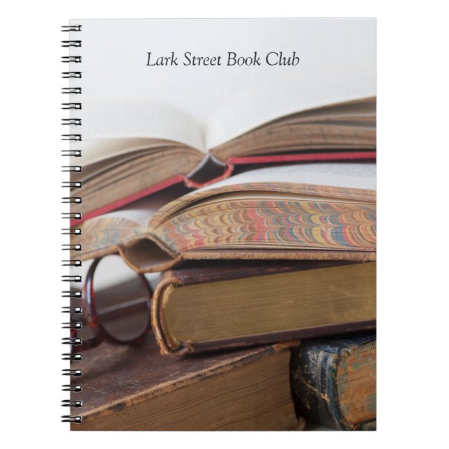 Old books with glasses (Front)