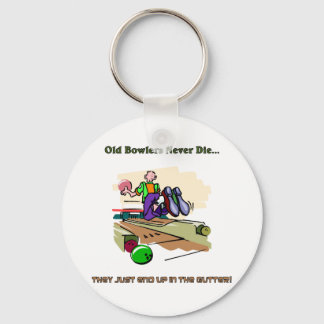 Old Bowlers Never Die... Key Ring