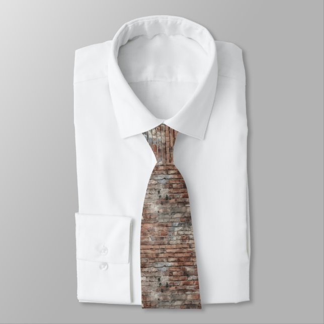 Old Brick Neck Tie (Tied)